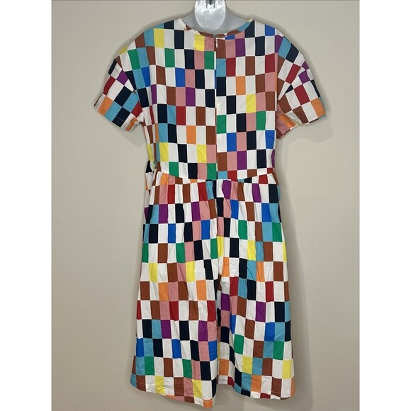 Target PRIDE Rainbow Short Sleeve 100% Cotton Oversized Skater Dress Size M EUC! - Picture 3 of 5